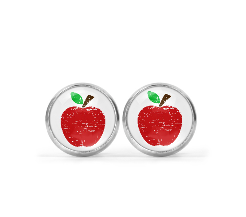 Apple Image Earrings