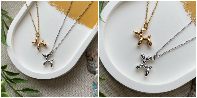 Balloon Dog Necklace