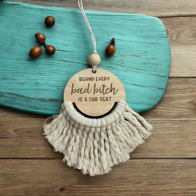 Behind Every Bad Bitch Car Charm