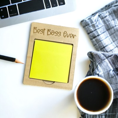 Best Boss Ever Sticky Note Holder
