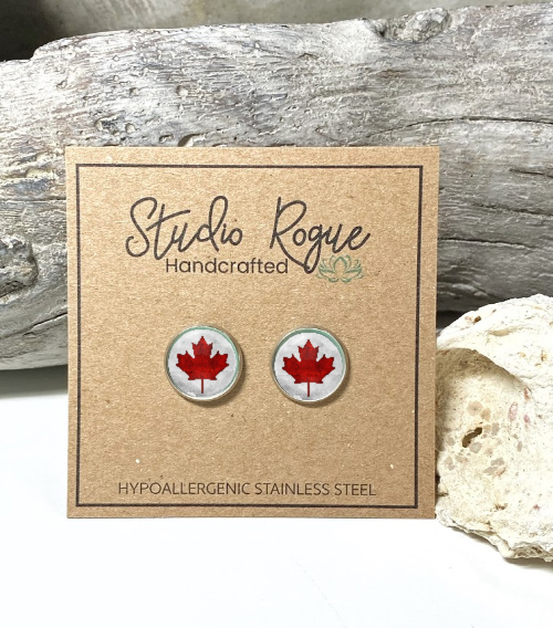 Canada Day Earrings