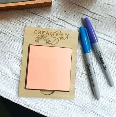 Creative Soul Sticky Note Holder