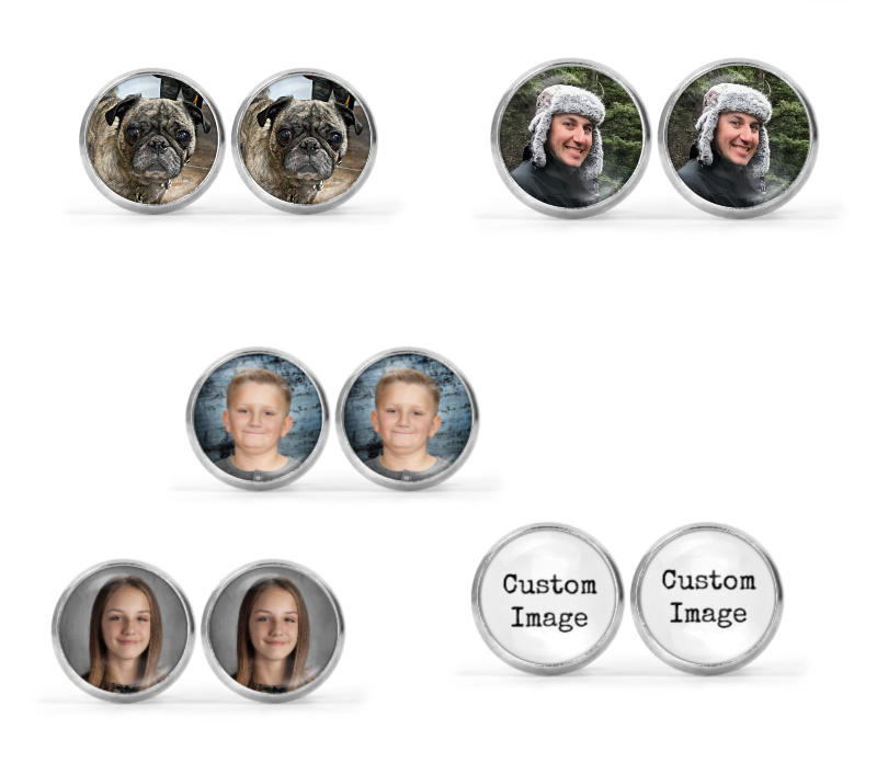 Custom Picture Image Earrings