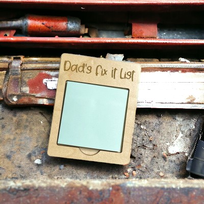 Dad's Fix it List Sticky Note Holder