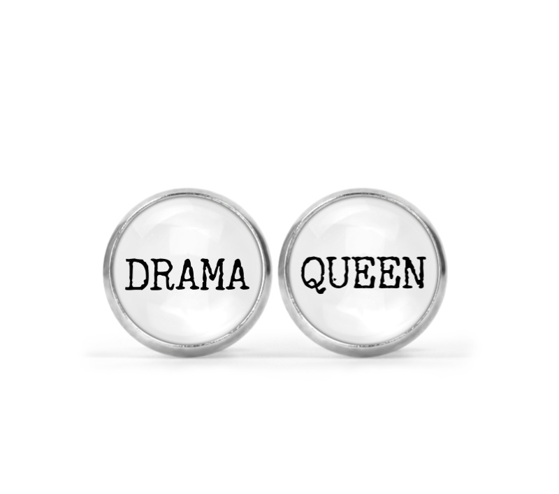 Drama Queen Image Earrings