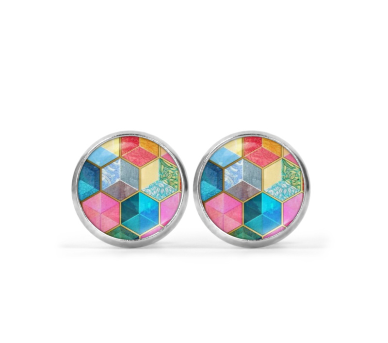Geometric Image Earrings
