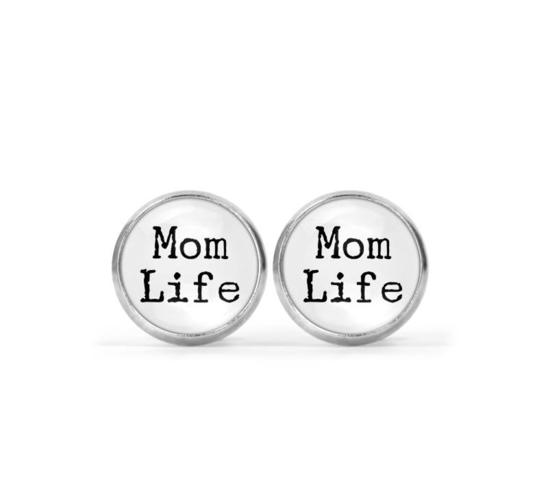 MOM LIFE Image Earrings