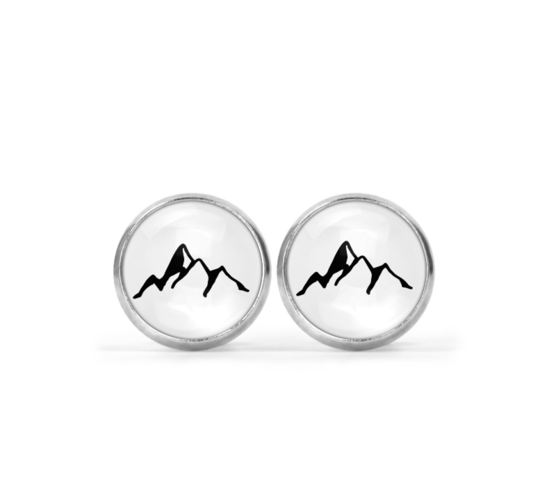 Mountain Image Earrings
