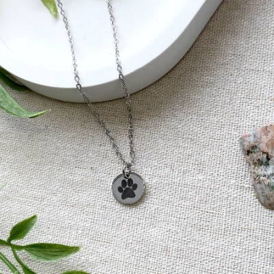 Paw Print Necklace