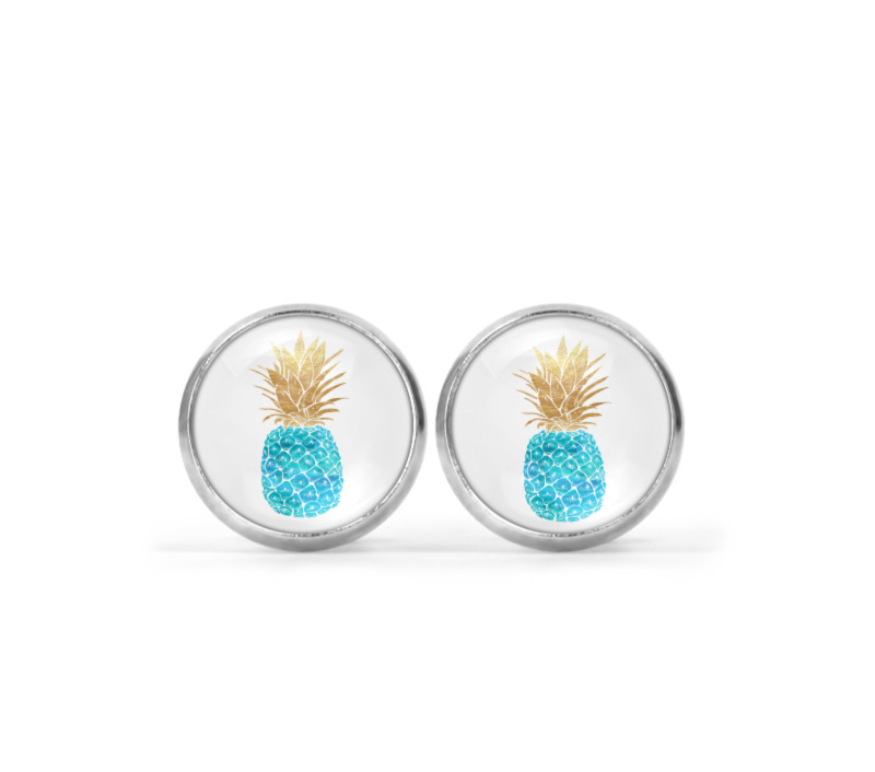 Pineapple Image Earrings 2
