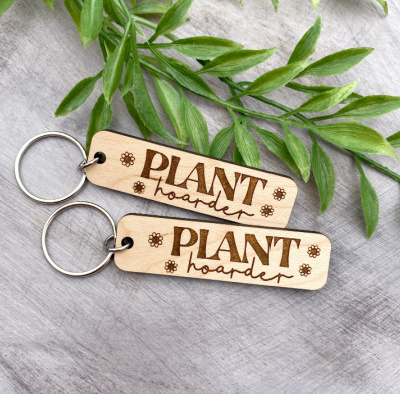 Plant Hoarder Keychain