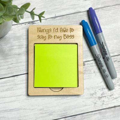 Say to Boss Sticky Note Holder