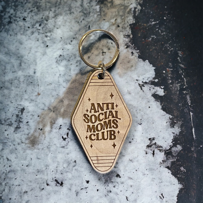 Antisocial Moms Club Motel Keychain