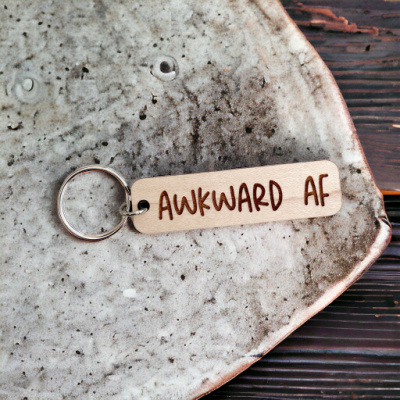 Awkward AF Keychain
