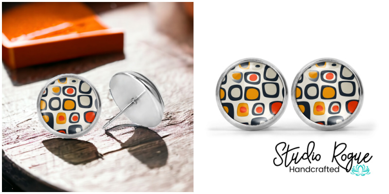 Mod Spots Image Earrings