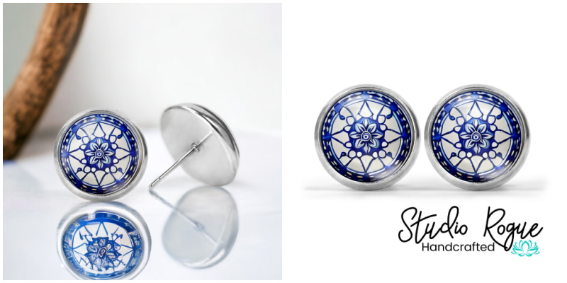 Filigree Image Earrings