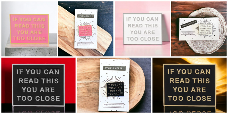 If You Can Read This Pin (more colors)