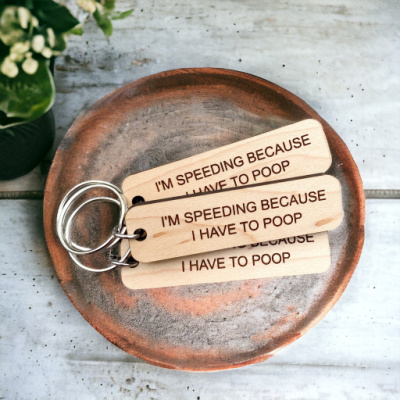 I Have to Poop Keychain