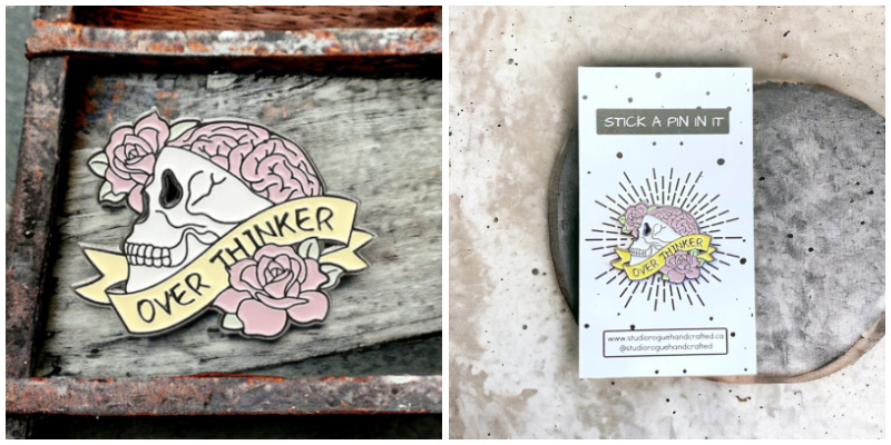 Overthinker Pin