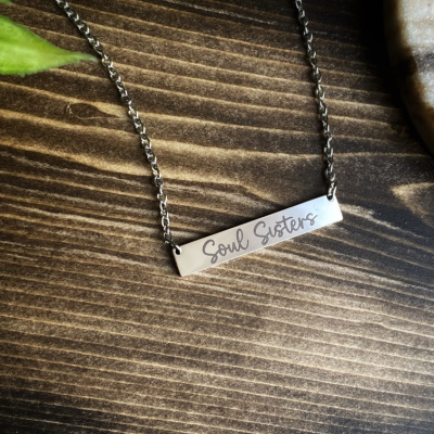 Soul Sisters Bar Necklace
