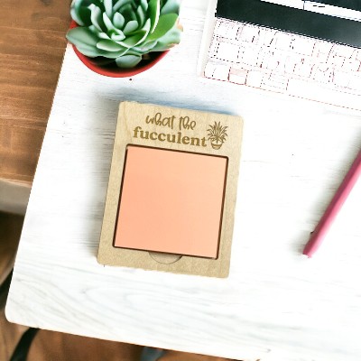 What the Fucculent Sticky Note Holder