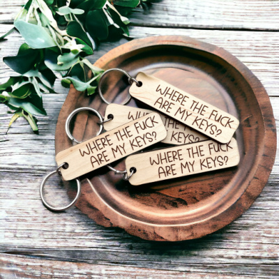 Where the Fuck are my Keys Keychain