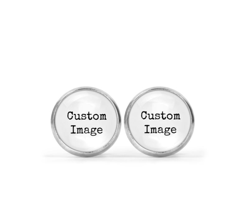 Custom Picture Image Earrings