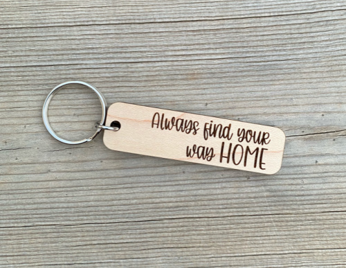 Always Find Way Home keychain