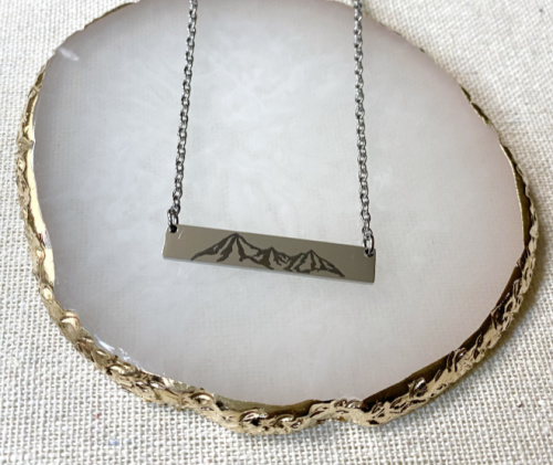 Mountain Bar Necklace