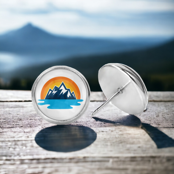 Take Me To The Mountains Image Earrings