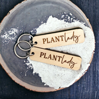 Plant Lady Keychain
